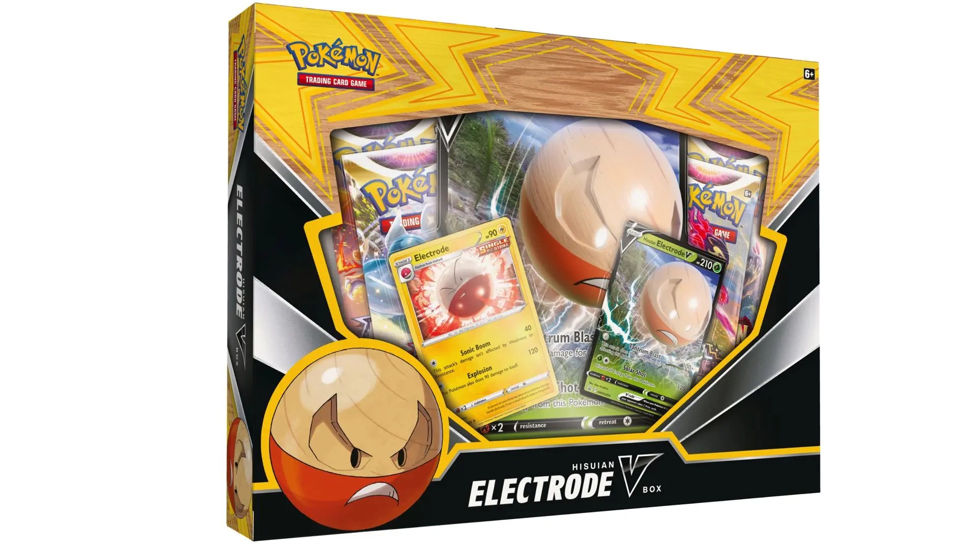 Pokémon TCG Reveals Artwork For Hisuian Electrode V Box