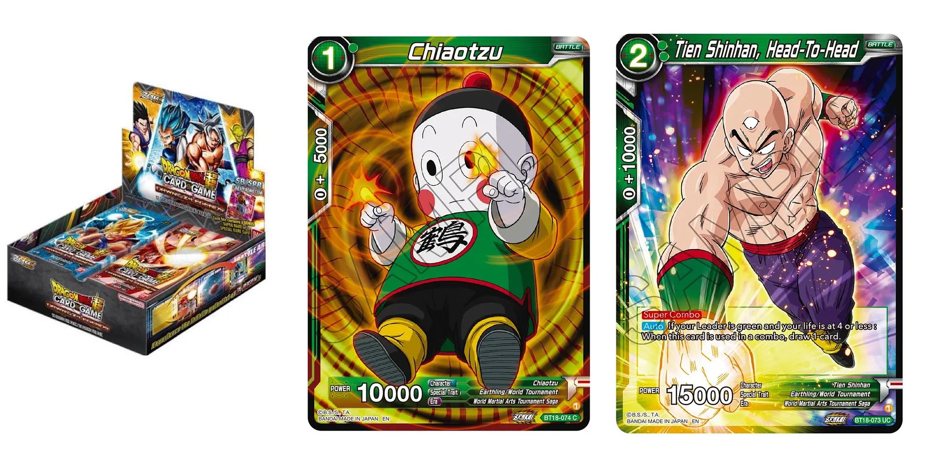 Dragon Ball Super Previews Dawn Of The ZLegends Chiaotzu & Tien Dragon Ball Super Previews Dawn Of The ZLegends Chiaotzu & Tien