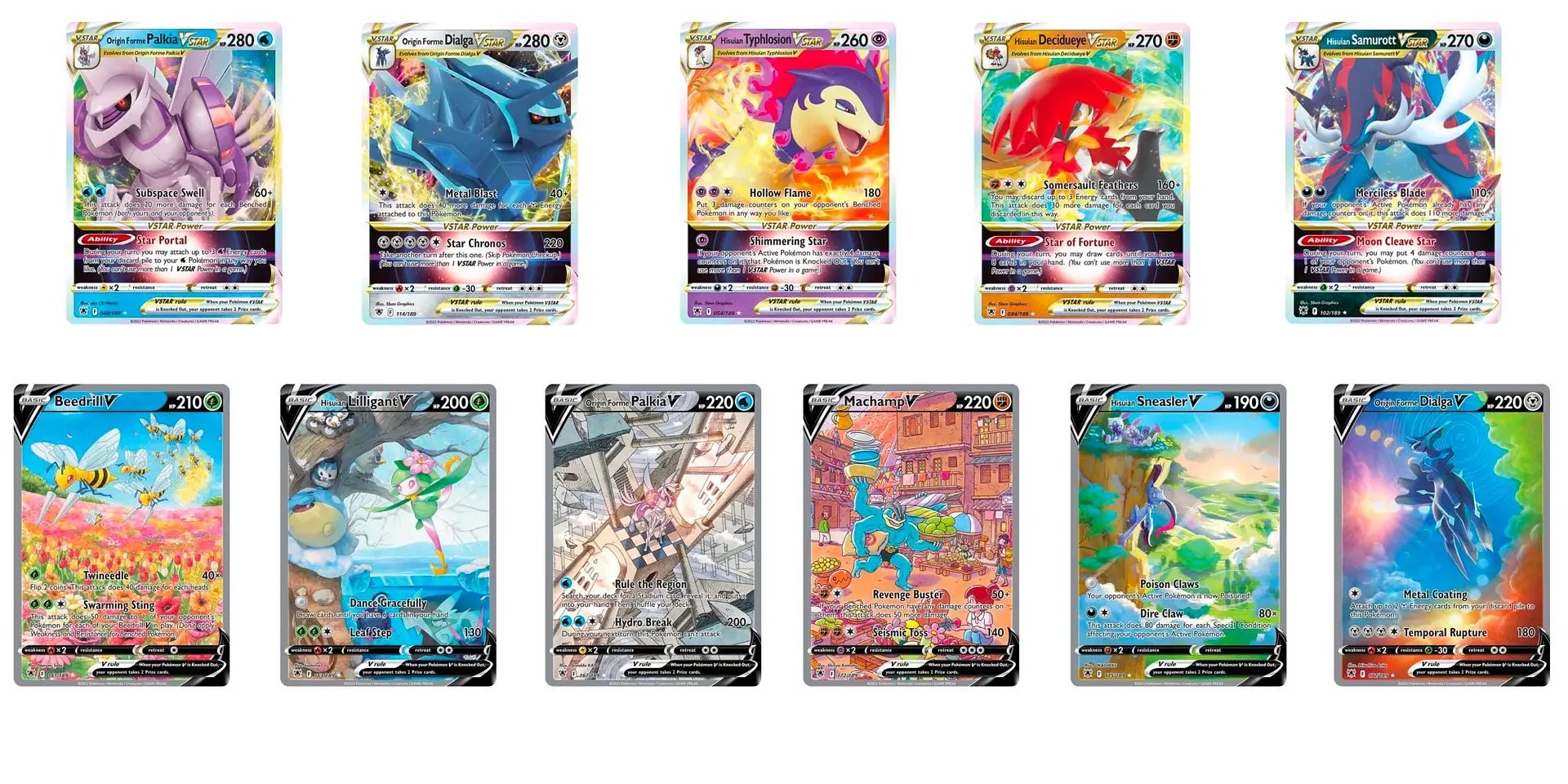 Complete Set Review Pokémon TCG Sword & Shield Astral Radiance