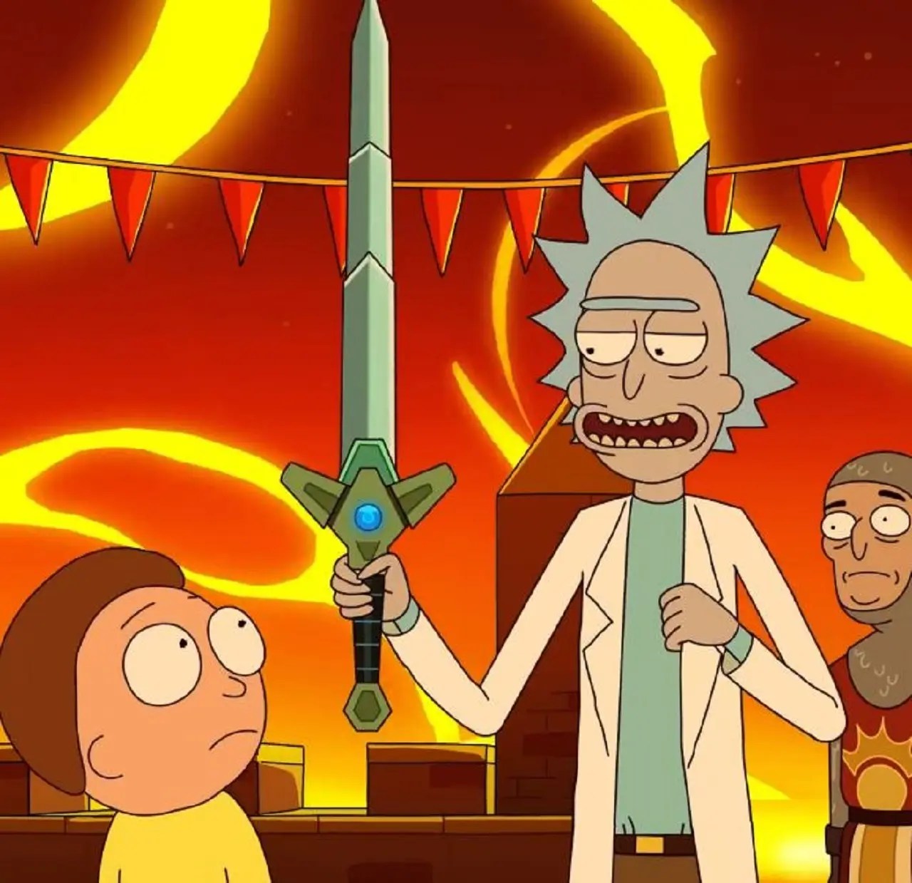 Rick and Morty Season 6 Ep. 9 Clip Our Money's on Morty's Blade Sword
