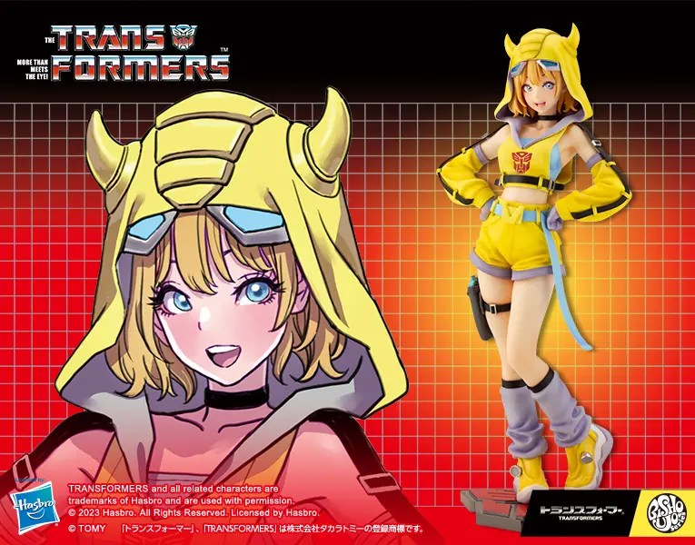 Transformers Bumblebee a Human Girl with Kotobukiya
