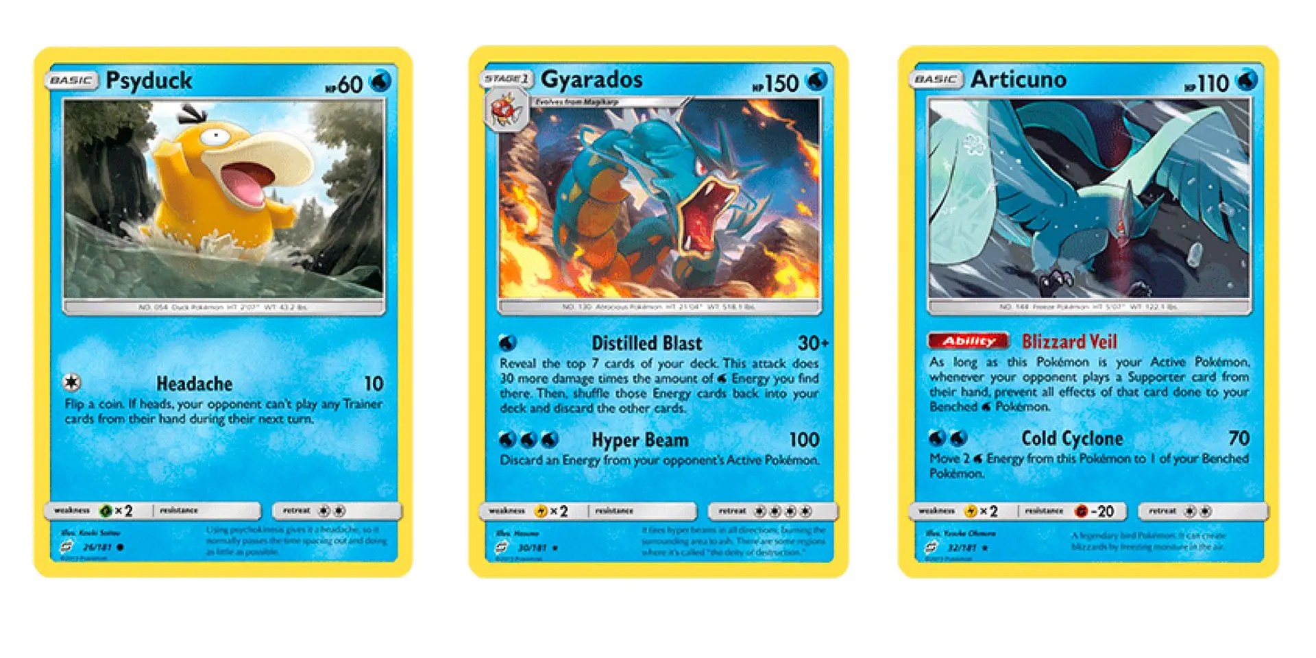 The Cards Of Pokémon TCG Team Up Part 7 Kanto Watertypes