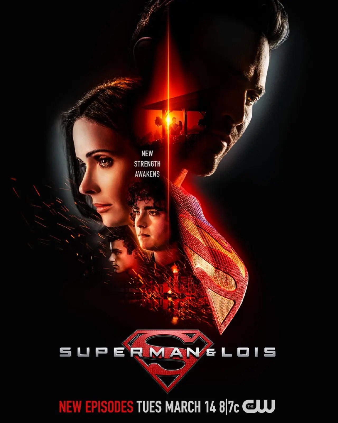 Superman & Lois "New Strength Awakens" in Winning Season 3 Key Art