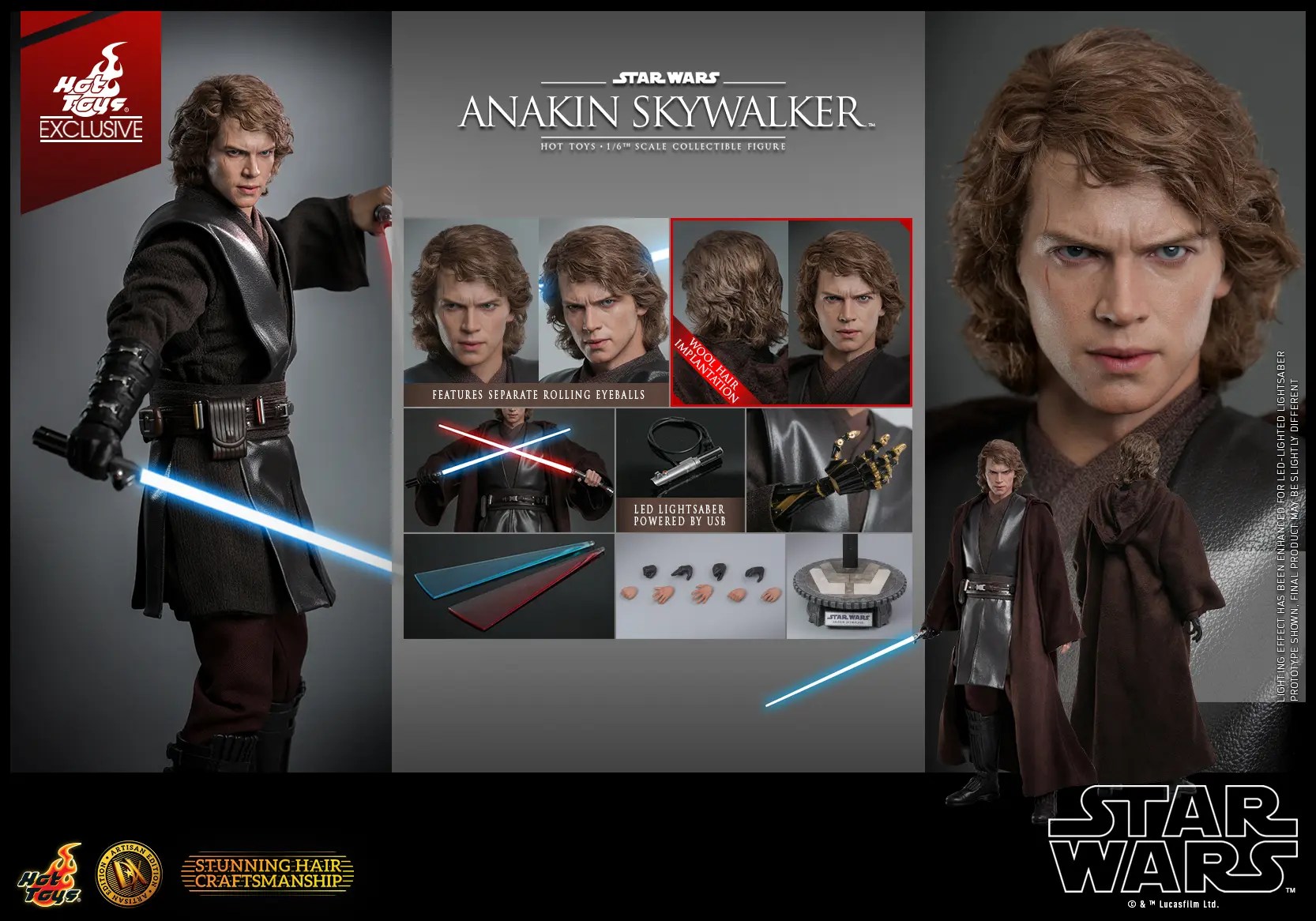 Hot Toys Brings Balance with New Artisan Star Wars Anakin Skywalker