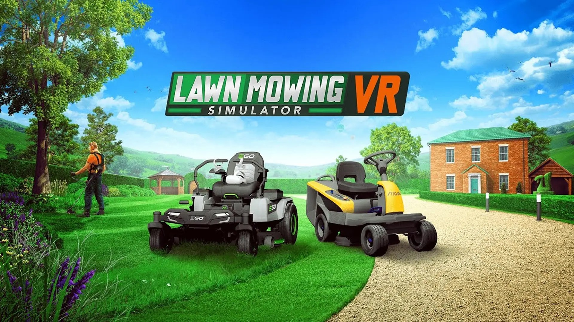 Lawn Mowing Simulator VR Announced For March 2024