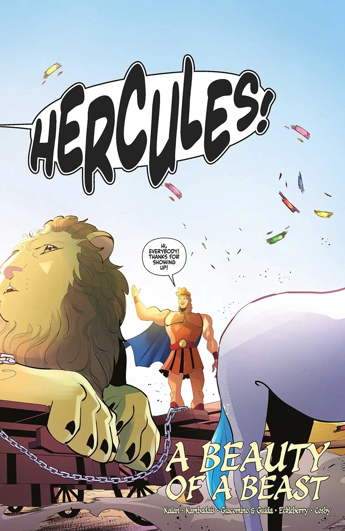 Hercules #1 Preview: Herc's Statue Smackdown