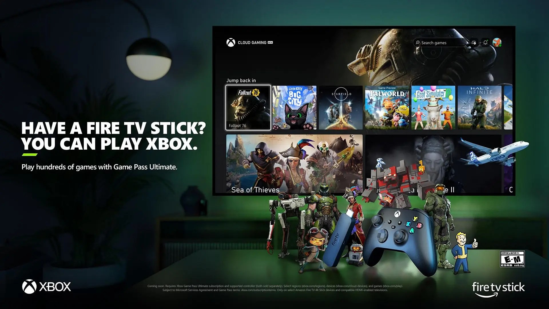 Xbox Game Pass Is Being Added To Amazon's Fire TV