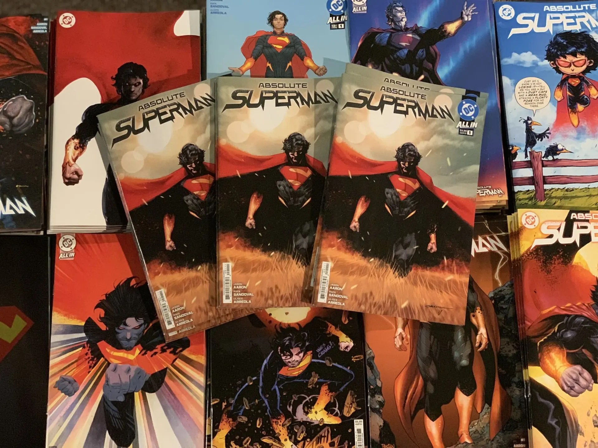 Surprise Absolute Superman 1 Variant Cover by Frank Quitely Next Week