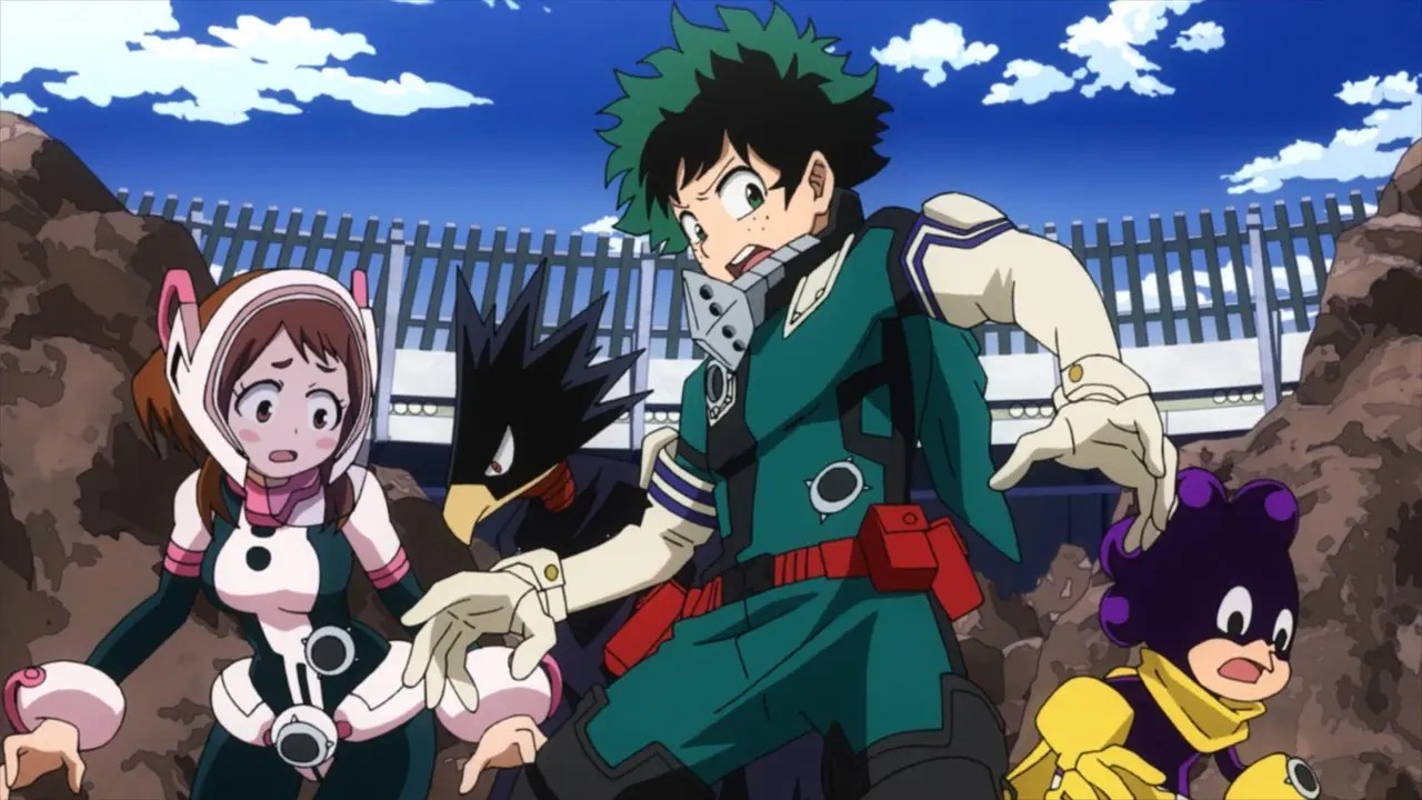"My Hero Academia" Season 3 SlowHits 3Point Landing