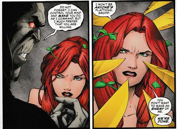 Poison Ivy Swears Off Mind Control Before Engaging in