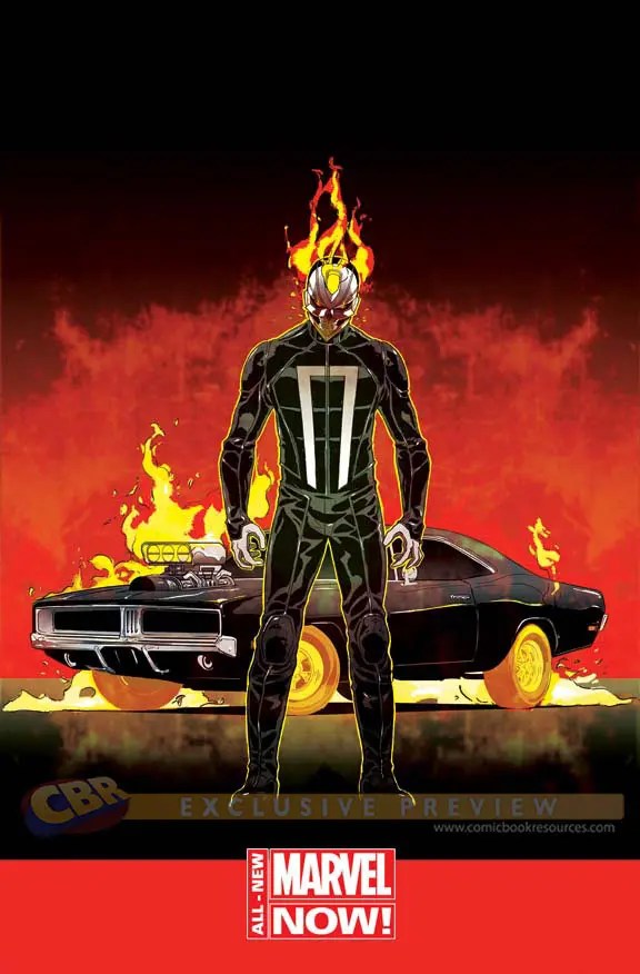 Ghost Driver - Ghost Rider #1 Covers Revealed And He Gets A Car
