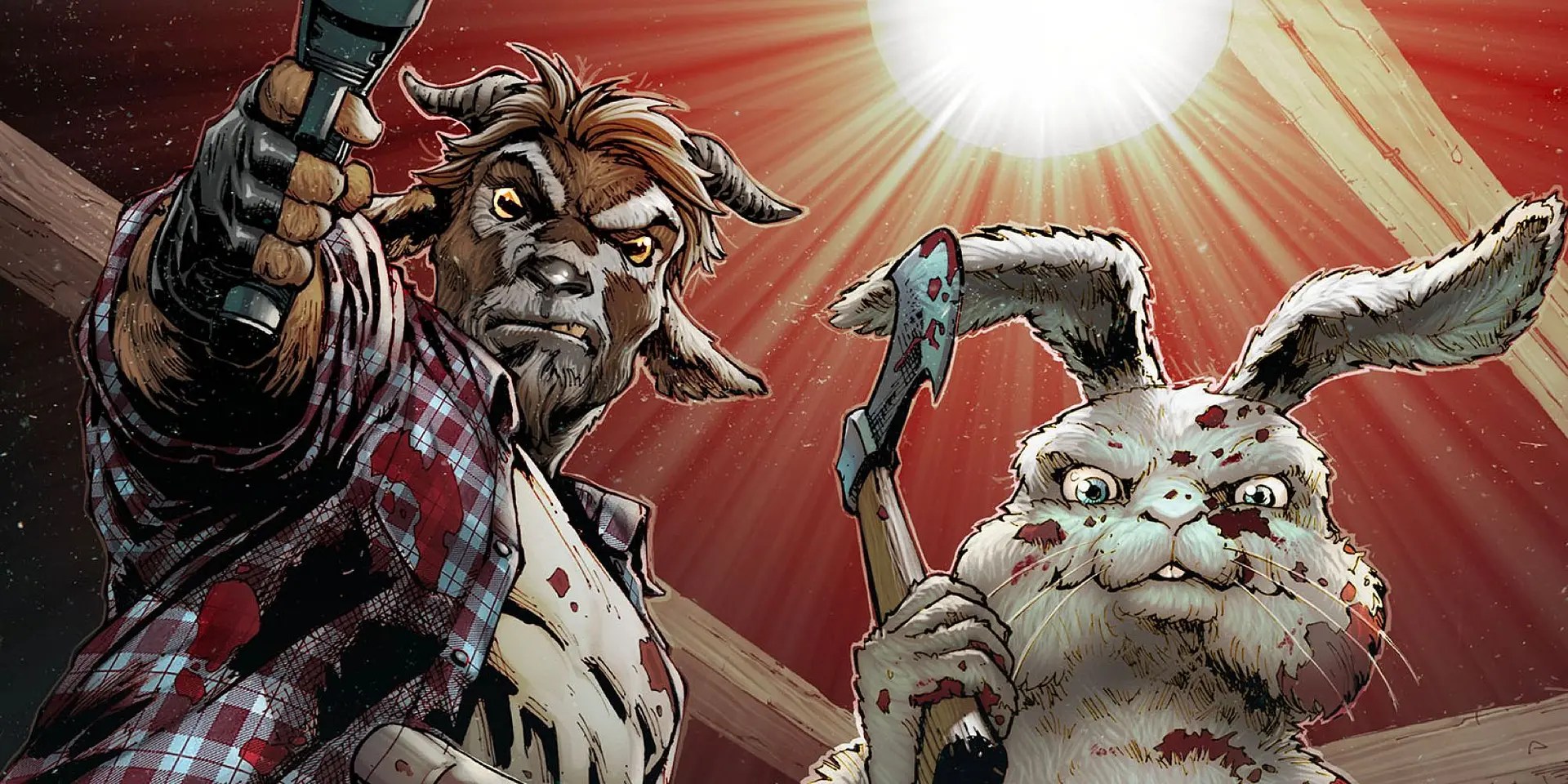 Zenescope Creators On New Comedy Comic Man Goat & the Bunny Man