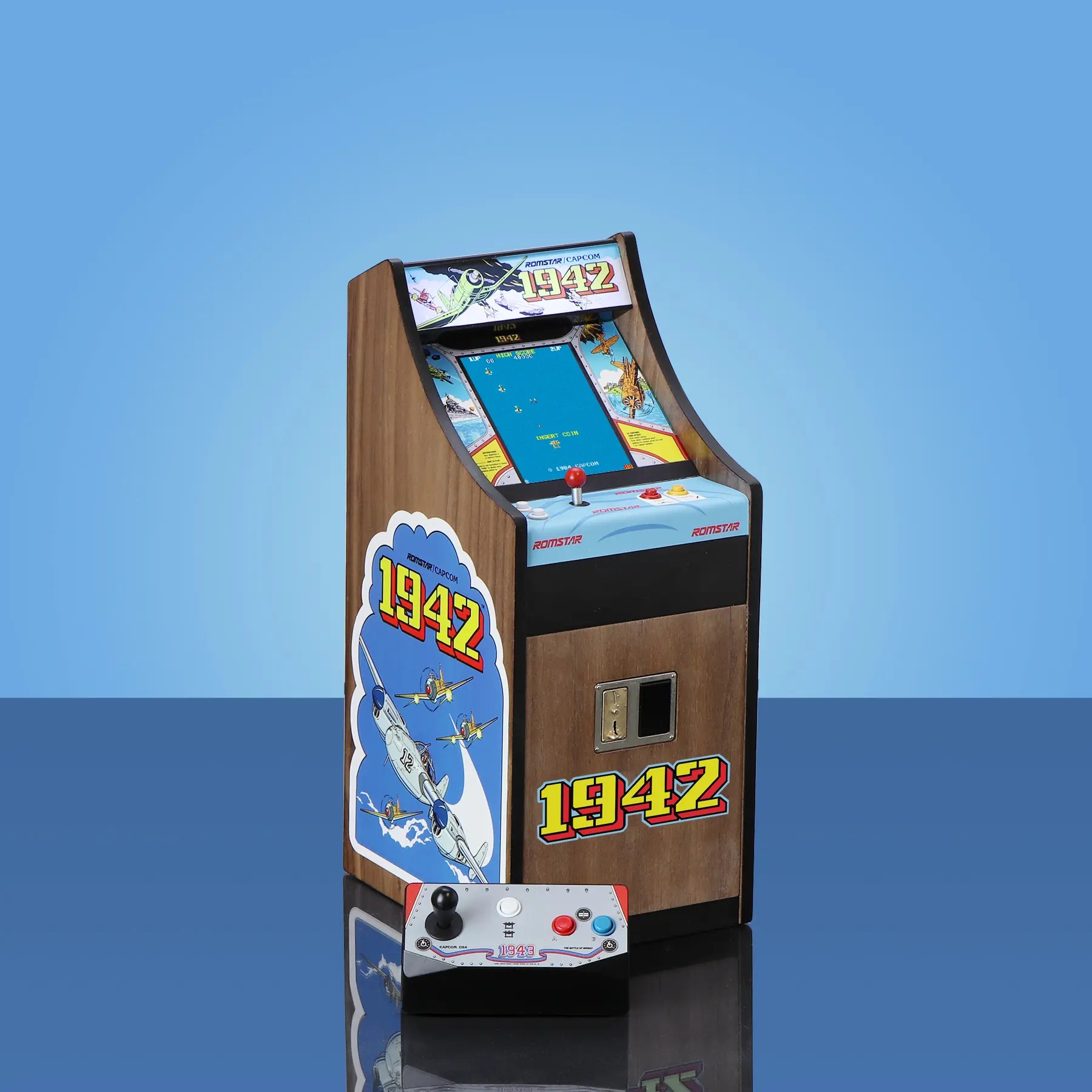 New Wave Reveals 1942 & 1943 Mini Arcade Cabinets