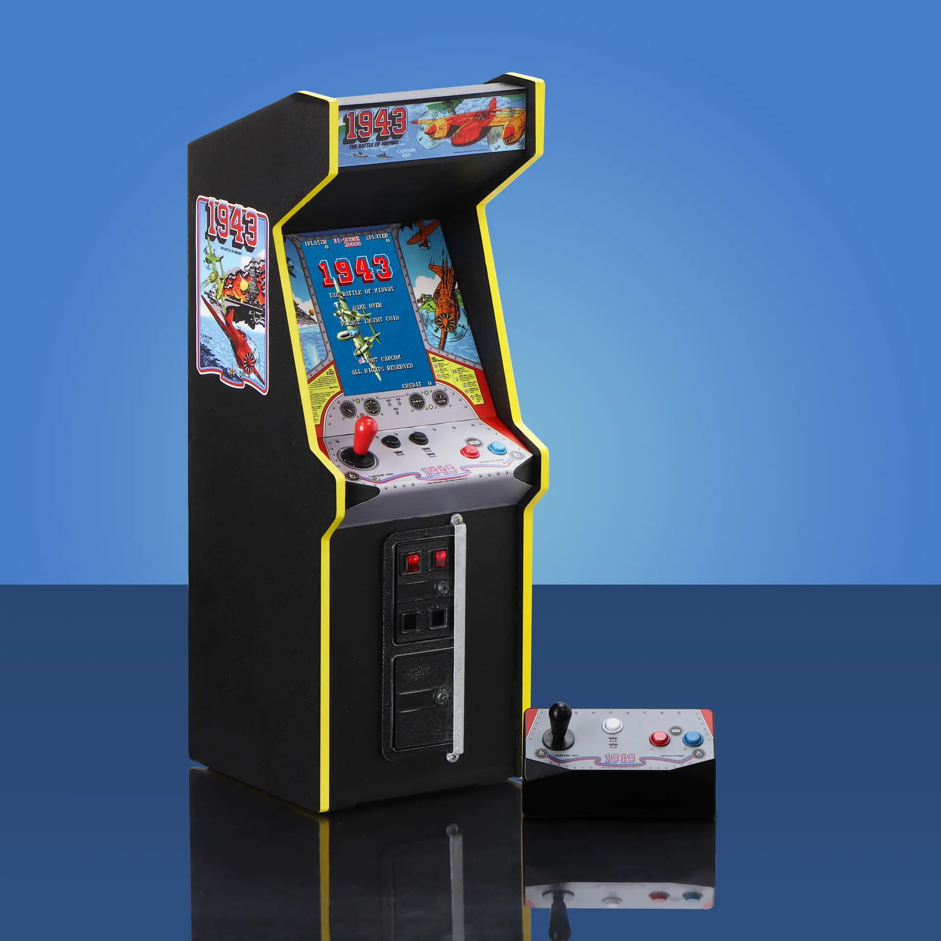 New Wave Reveals 1942 & 1943 Mini Arcade Cabinets