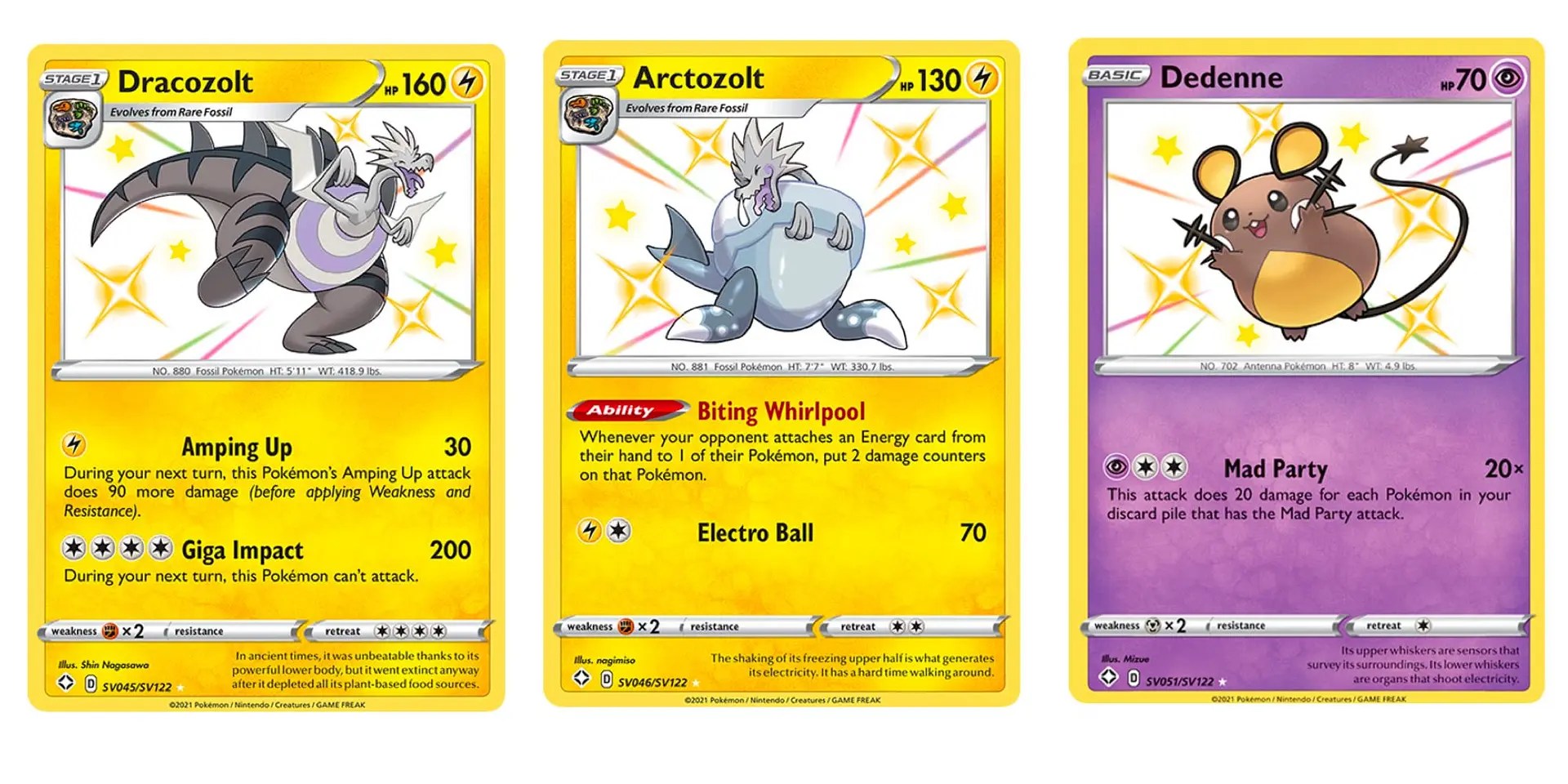 Shiny Pokémon Cards Of Pokémon TCG Shining Fates Part 12