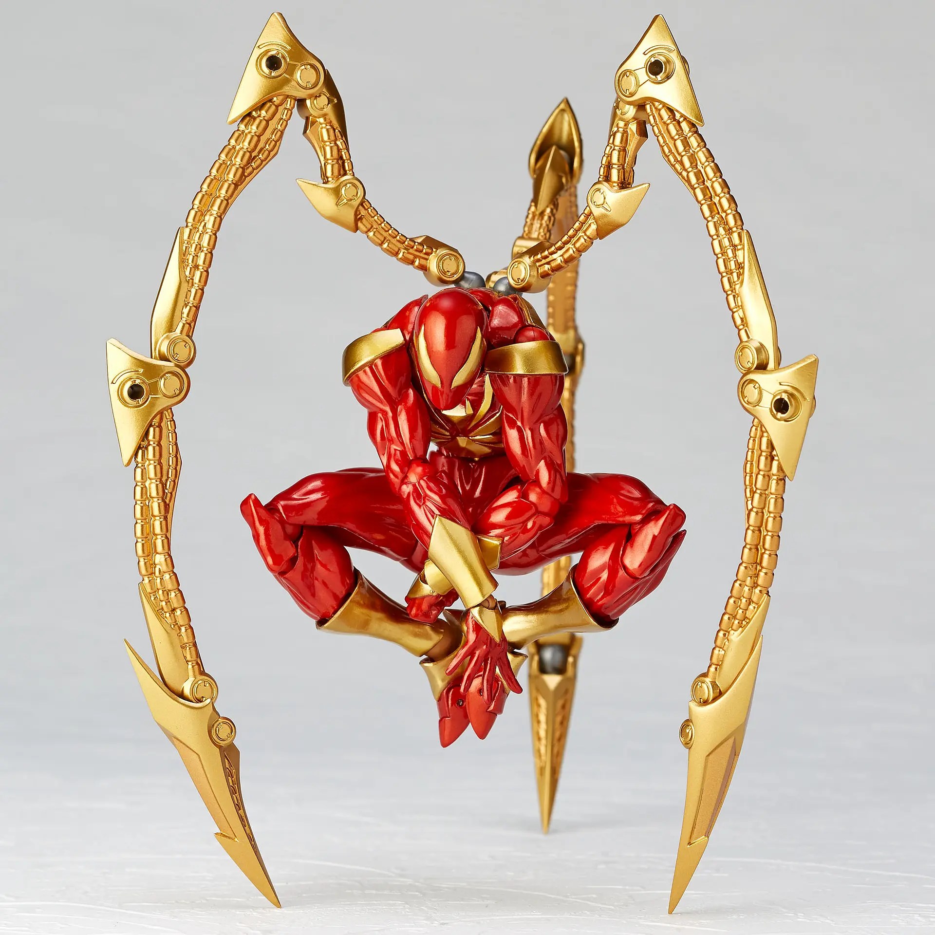 SpiderMan is Team Iron Man With New Revoltech Iron Spider Figure