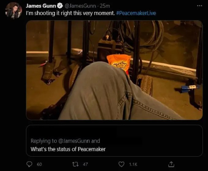 Peacemaker James Gunn Prod Update Exposes Where Our Priorities Lie