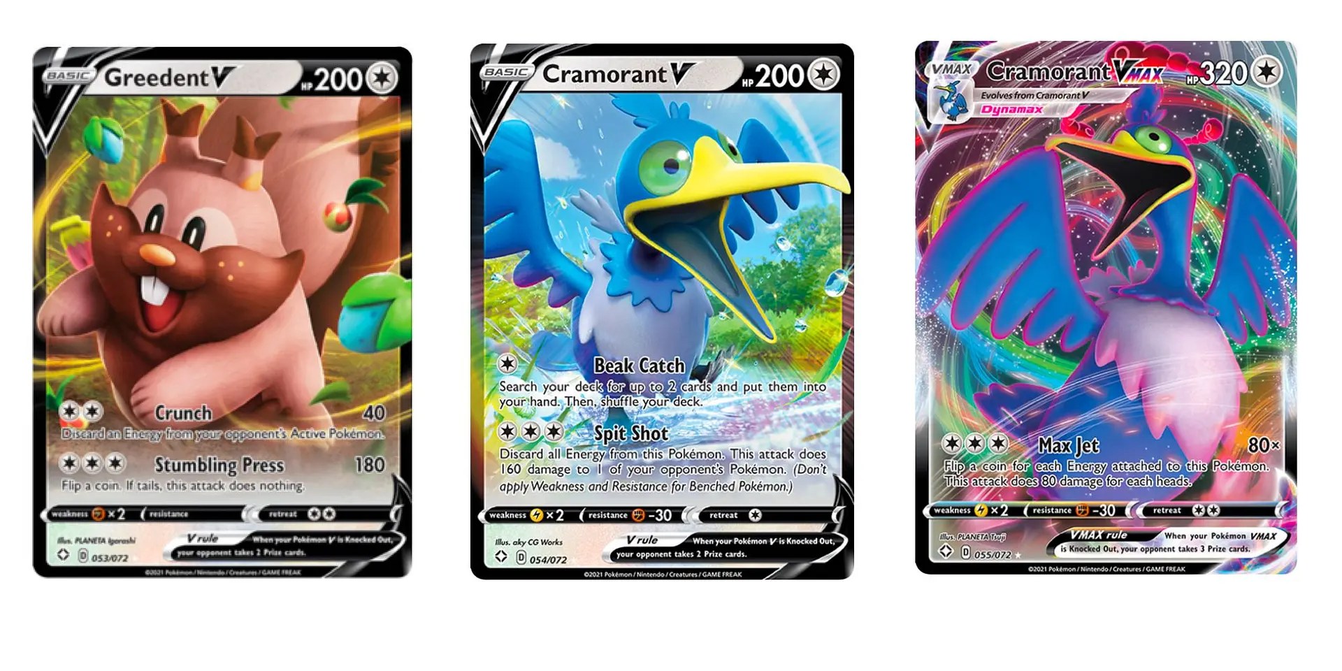 V & VMAX Cards Of Pokémon TCG Shining Fates Part 4
