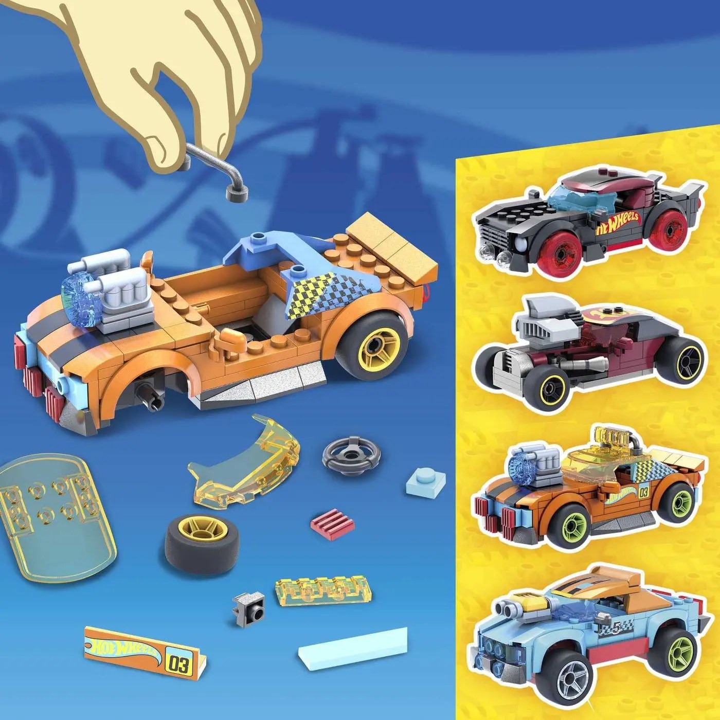 Mattel Reveals Mega Construx x Hot Wheels Car Customizer Vehicle Set