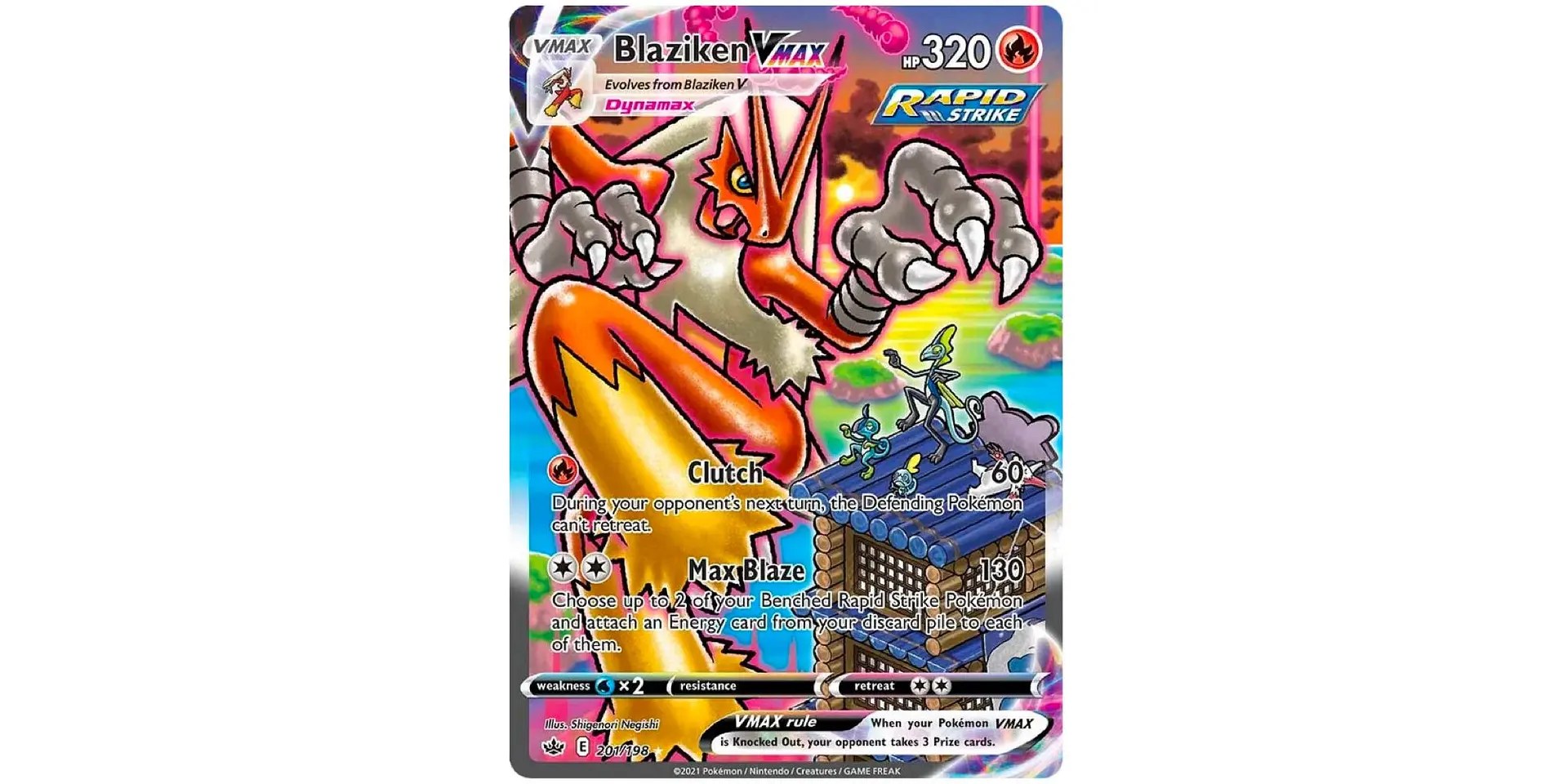 Blaziken Alt Art Chilling Reign