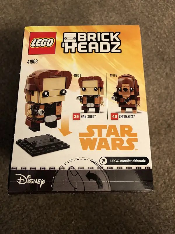 Let's Take a Look at the Han Solo LEGO Brickheadz Figure