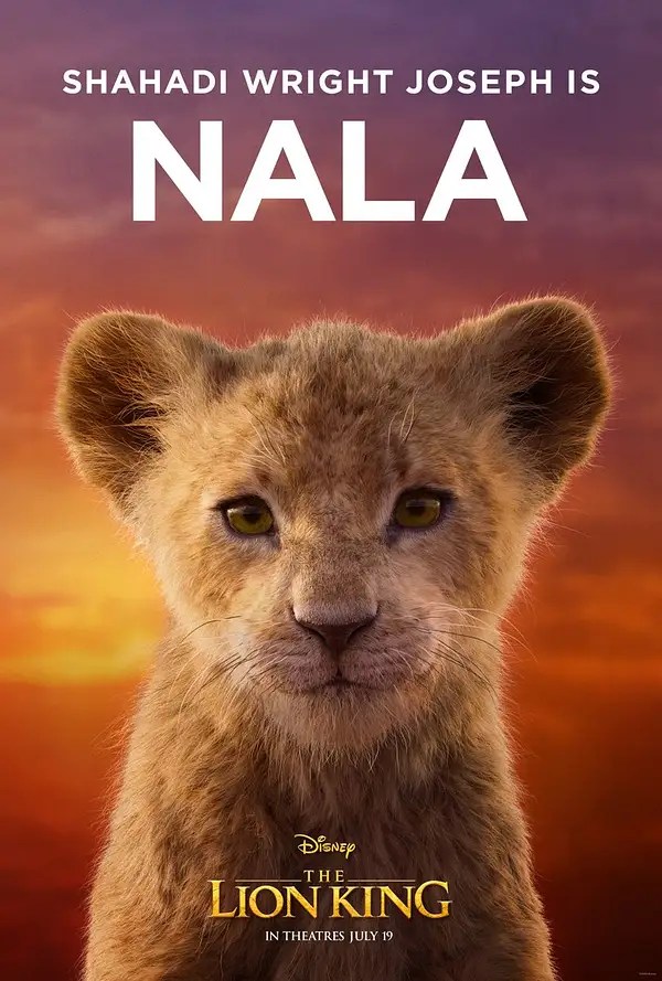 11 Character Posters for Disney's LiveAction 'The Lion King'