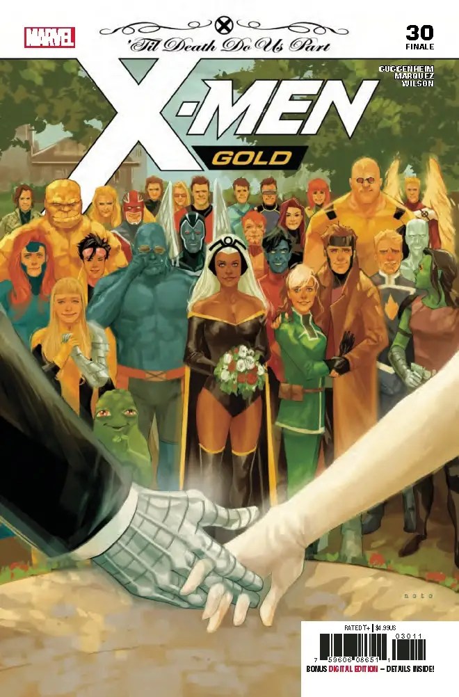 The XMen Gold 30 Wedding Issue Has Gone to Second Printing