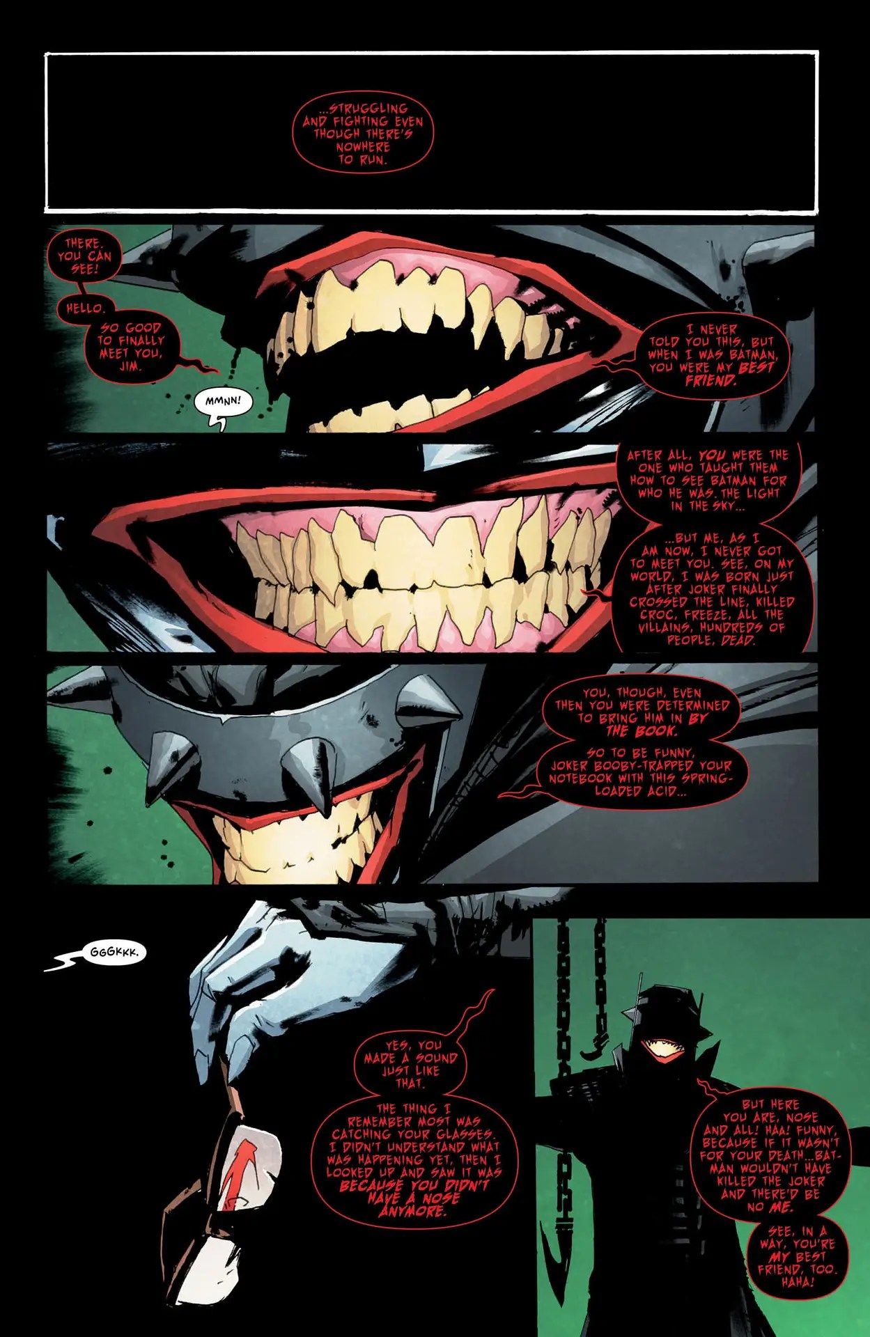 In Batman Who Laughs 4, We Learn Alfred Can Beat Batman in a Fight