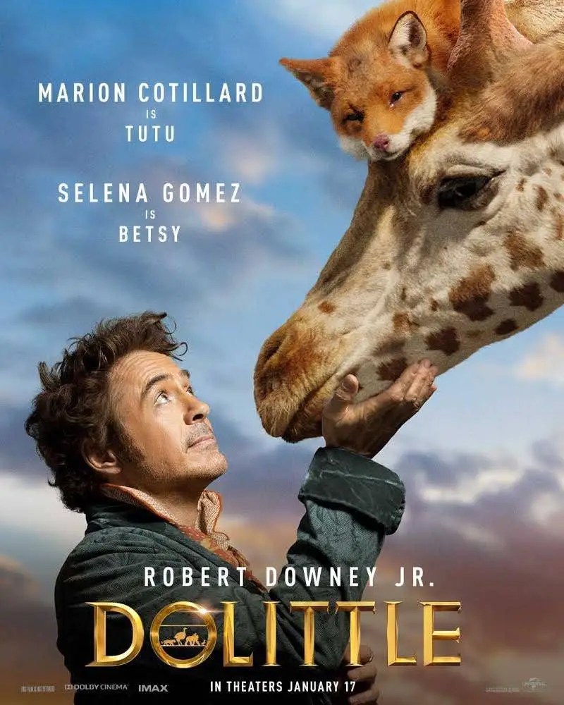 'Dolittle' Eight Character Posters Revealed, Spotlighting Each Animal