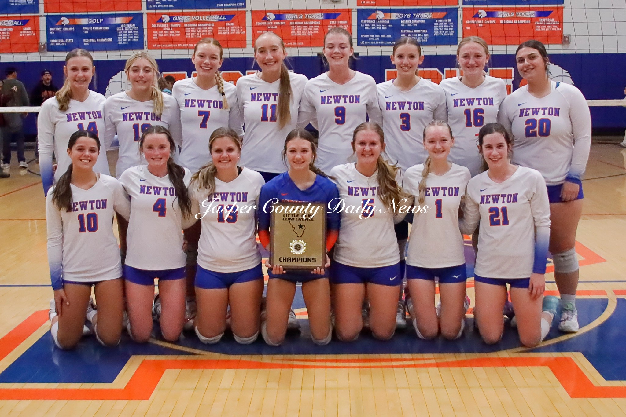 Lady Eagles Conference Champs on Senior Night Jasper County Daily News