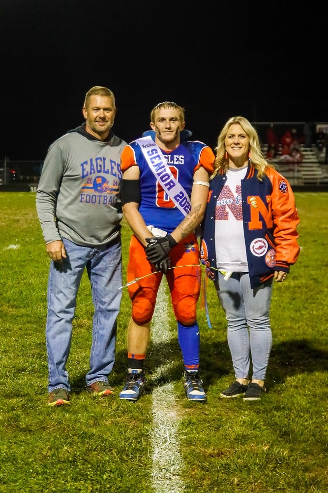 Marching Eagles Seniors Recognized at Final Home Game Jasper County