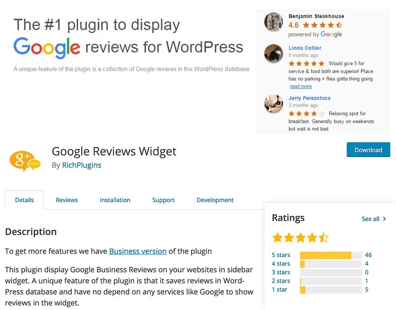 Top 5 Best Google Reviews WordPress Plugins Compete Themes