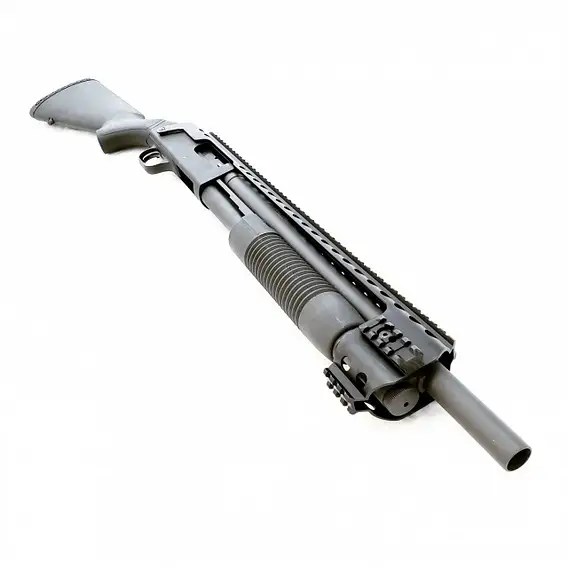 Mossberg 500, 590, Maverick 88 Slim Rail by Black Aces Tactical Black