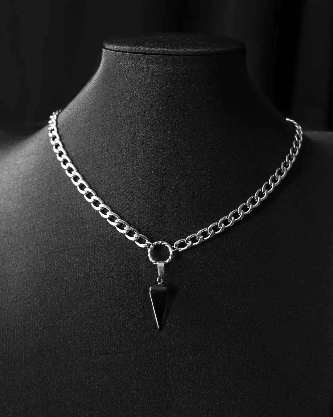 Pendulum Necklace in Stainless Steel