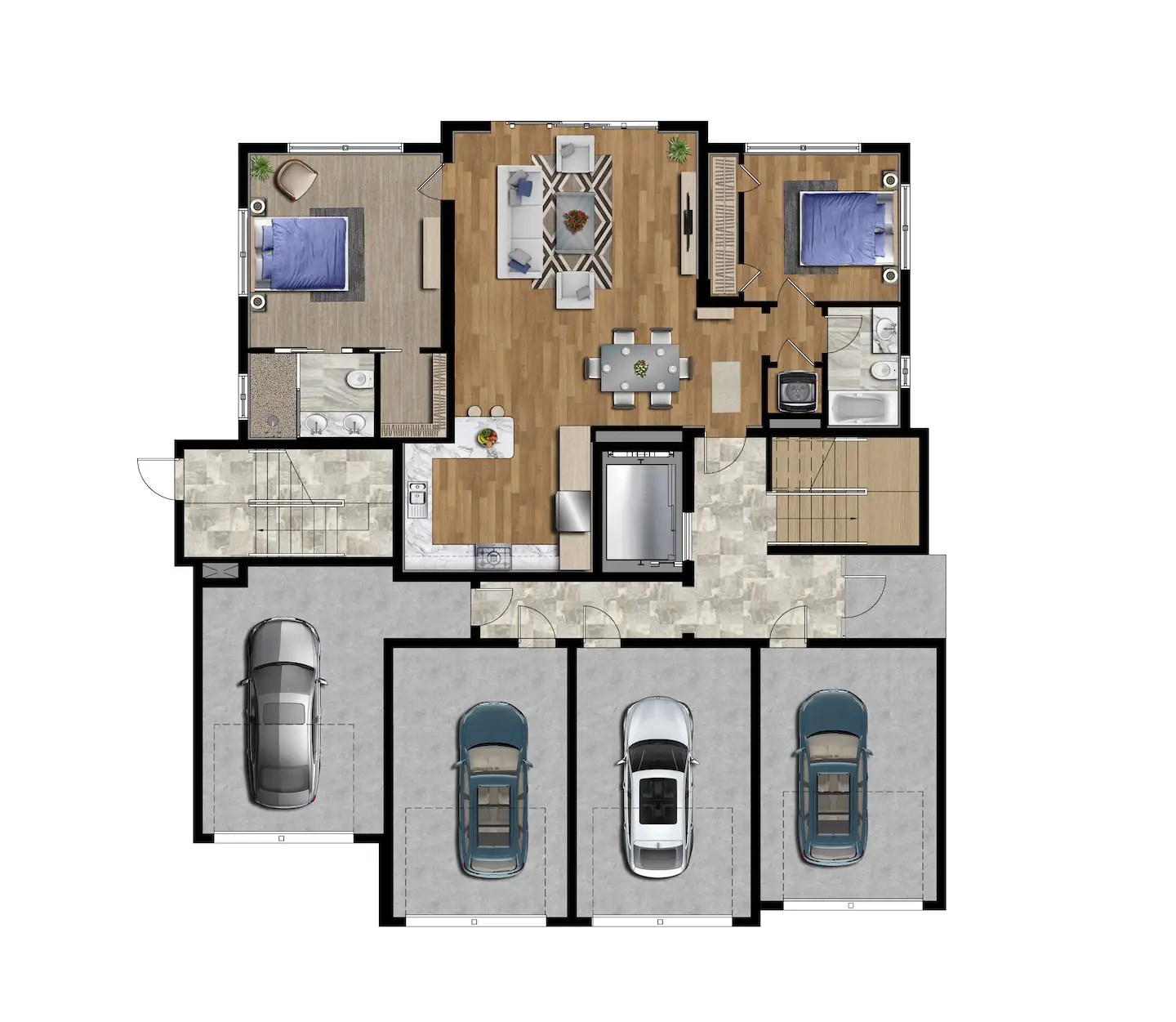 Hyde Park Townhomes » Architura Space Planning & Design