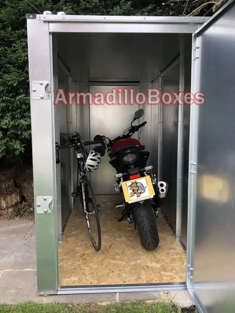 6ft Motorcycle storage shed large motorcycle security motorbike storage