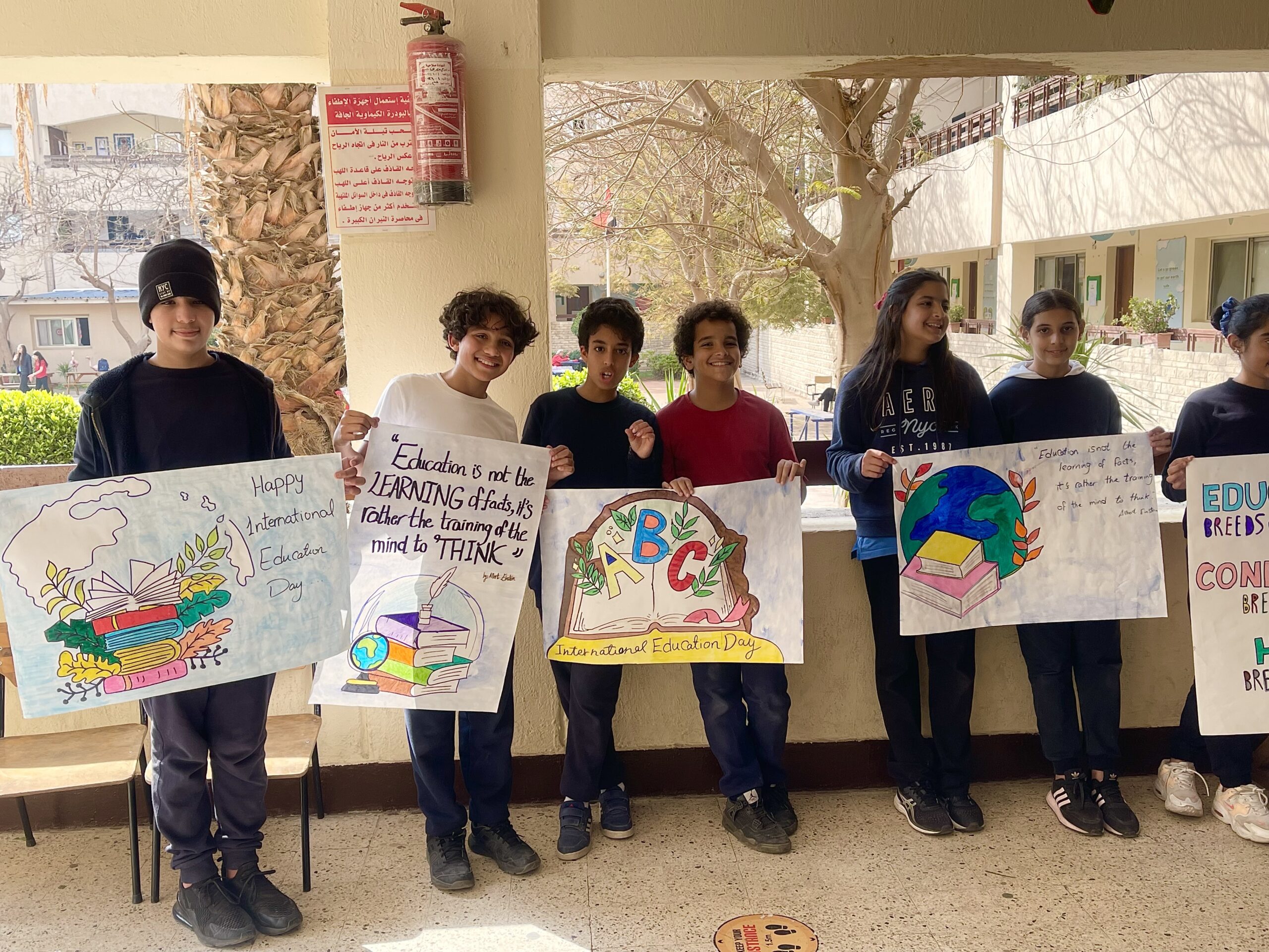 MLS American Division students celebrate International Education Day. MLS