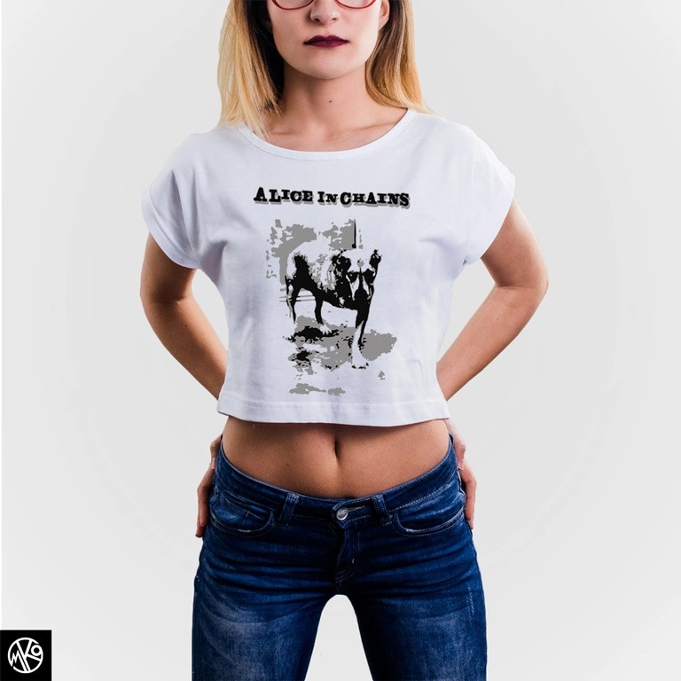 Alice in Chains pit Bull Crop Top majica MKO Clothing