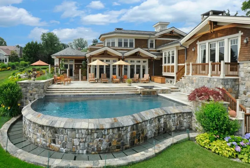 13.75 Million Shingle & Stone Waterfront Home In Riverside, CT Homes