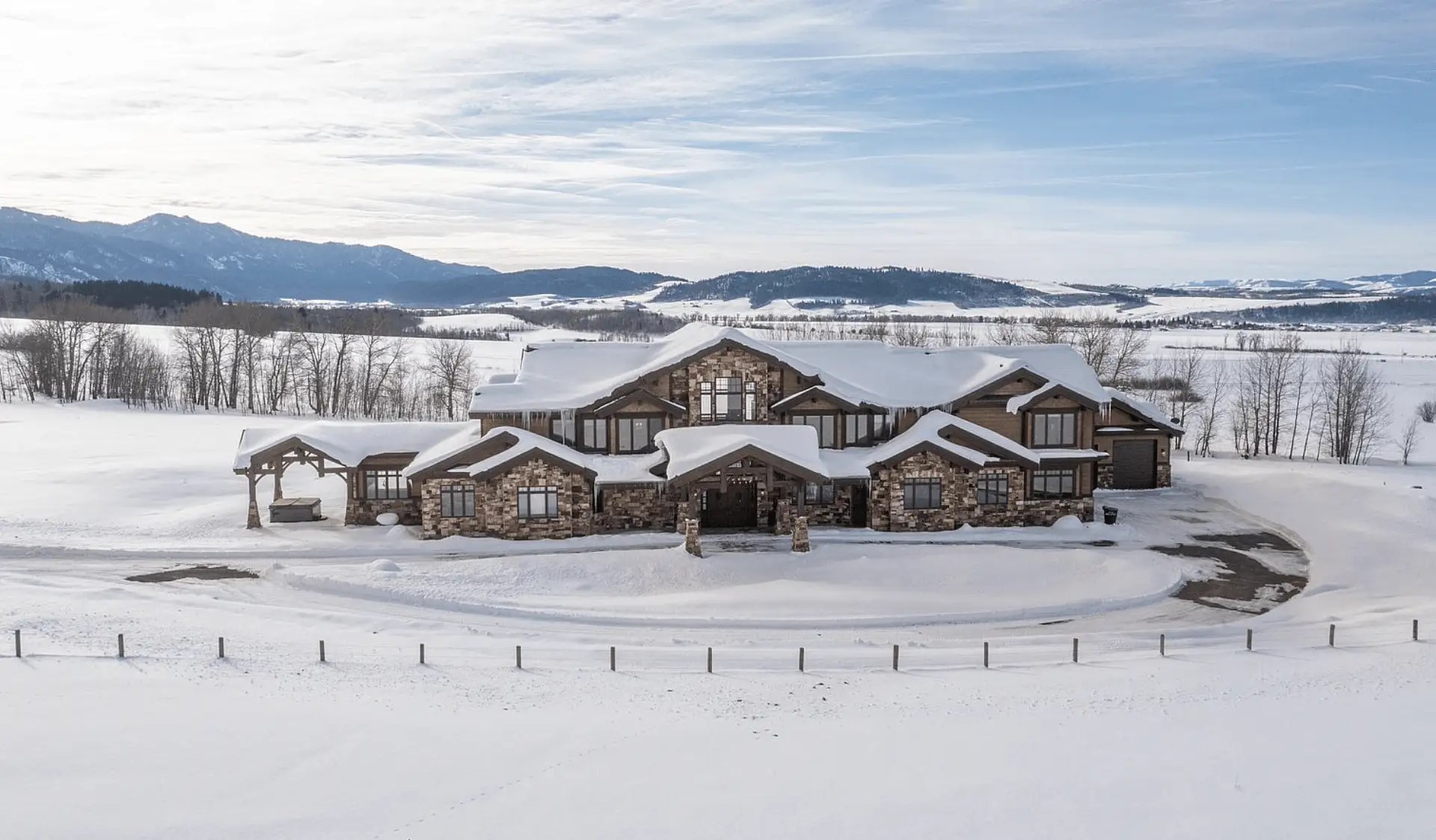 3 Million Rustic Modern Home In Bedford, Wyoming (PHOTOS + 3D TOUR