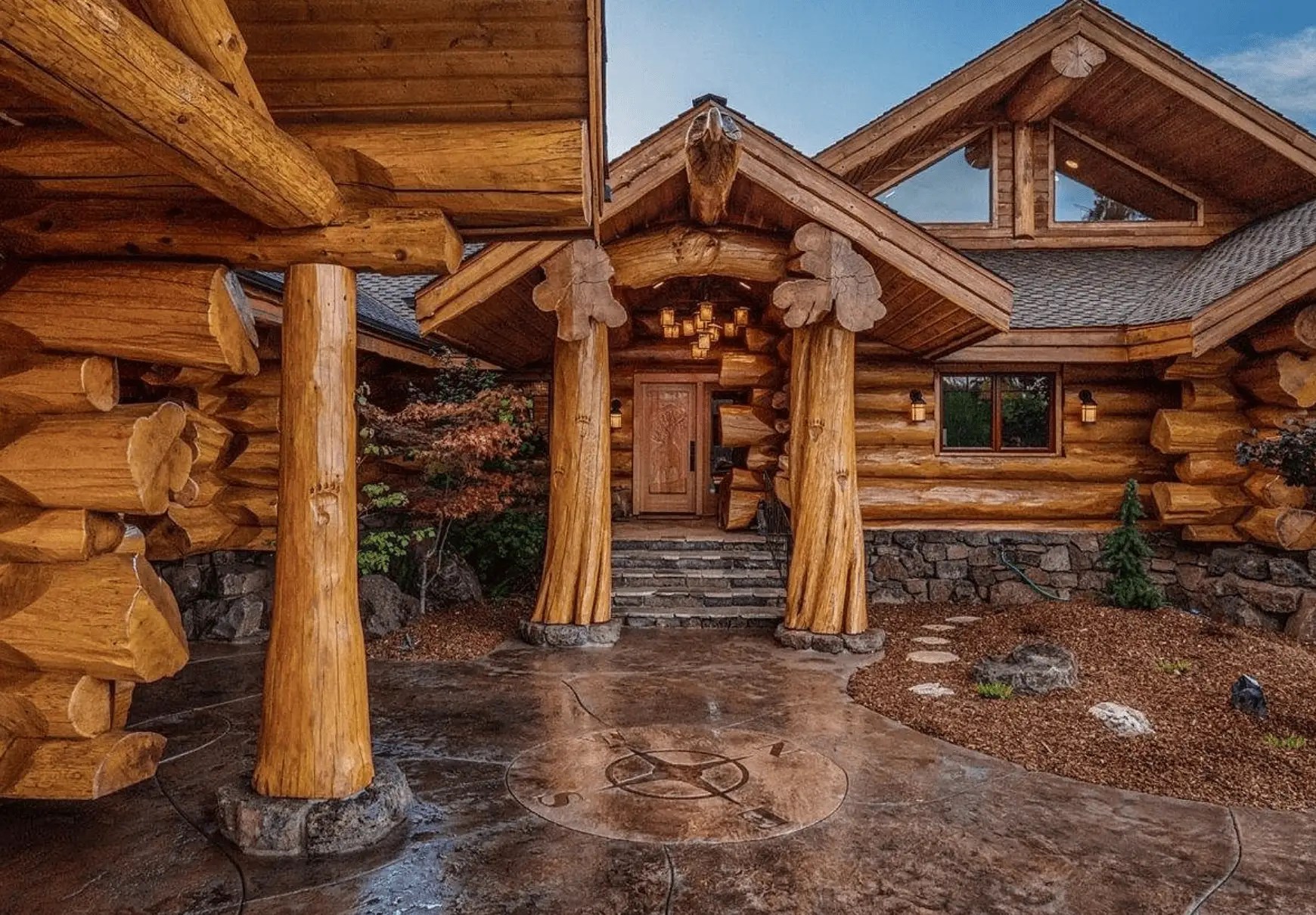 6 Million Log Home On 55 Acres In Mount Shasta, California (PHOTOS