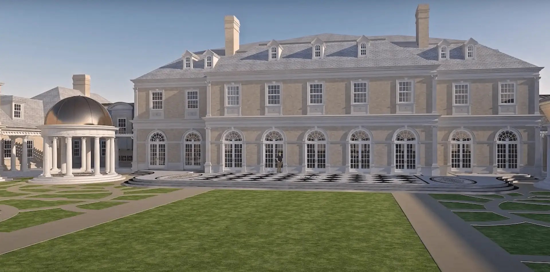 100,000 Square Foot Proposed Mega Mansion (VIDEO)