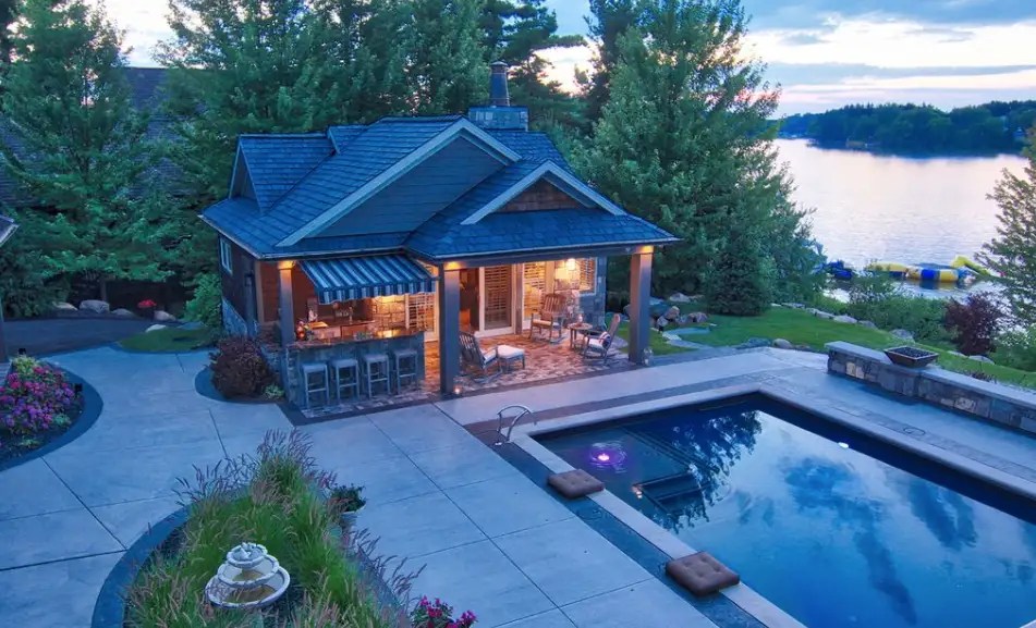 Newly Built Lakefront Home In Metamora, Michigan Homes of the Rich