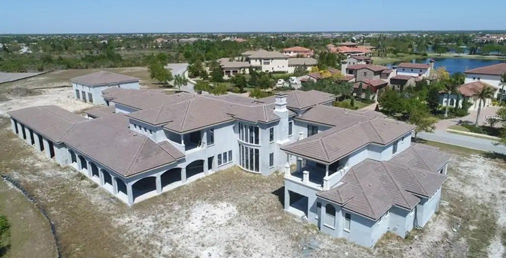 22,000 Square Foot Mansion Under Construction In Bradenton, Florida