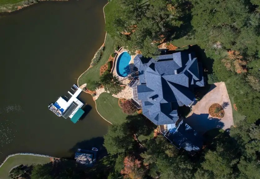 18,000 Square Foot Lakefront Mansion In Eatonton, Homes of