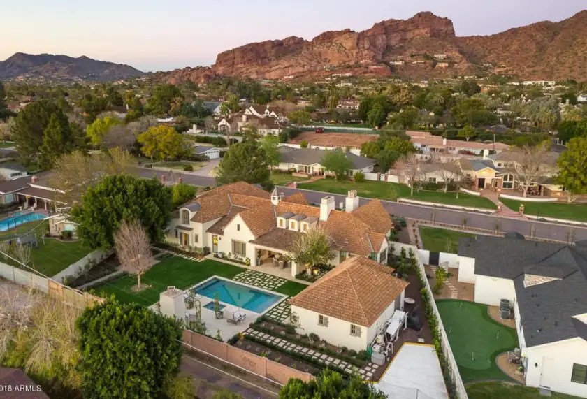 French Country Style New Build In Phoenix, Arizona Homes of the Rich