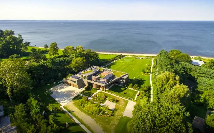 28 Million Contemporary Style Waterfront Mansion On Long Island