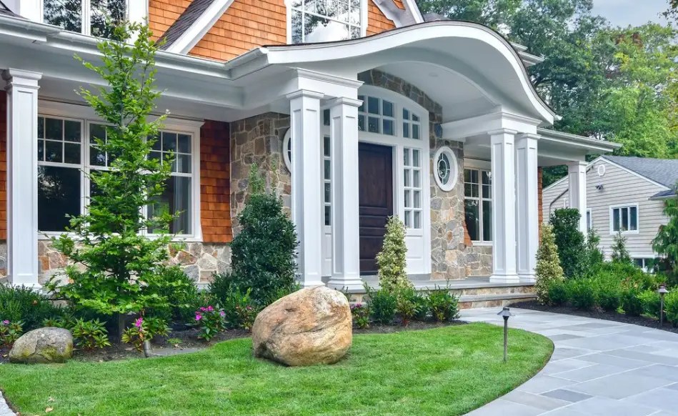 Newly Built Shingle & Stone Home In Roslyn, New York Homes of the Rich