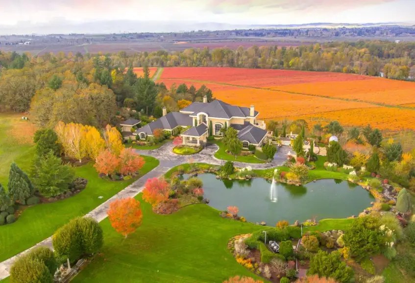 12,000 Square Foot Mansion On 20 Acres In Salem, Oregon Homes of the Rich