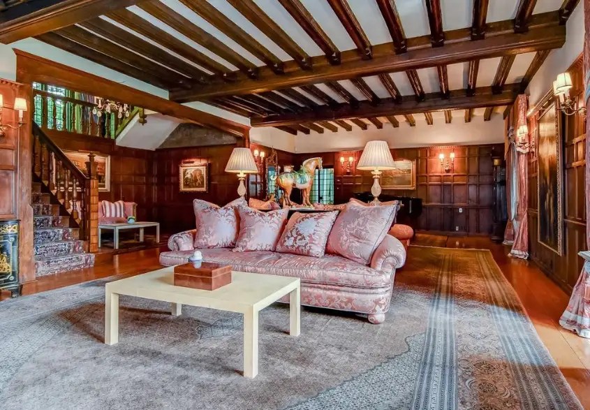 Historic Tudor Style Home In Montclair, New Jersey With 2Story Library